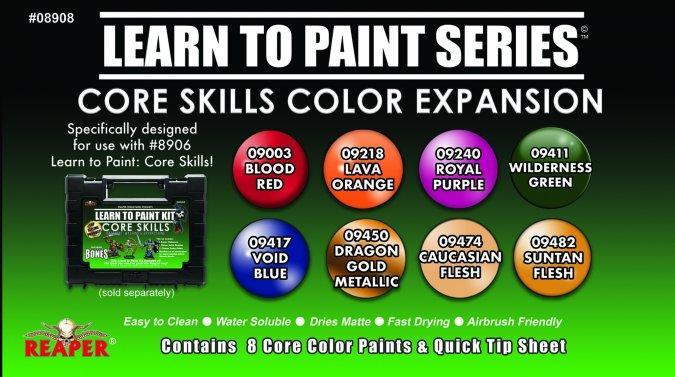 Reaper Master Series Paints: Learn To Paint Kit - Core Skills