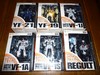 6 figurines Revoltech Macross robotech Valkyrie Regult