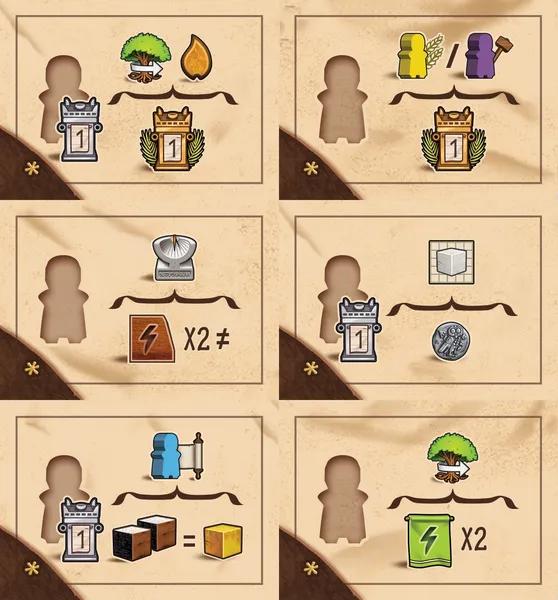 Ezra & Nehemia - Spielbox Scroll Tiles