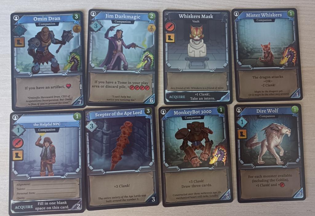 Clank ! - Cartes Foiled (bonus  Ks)