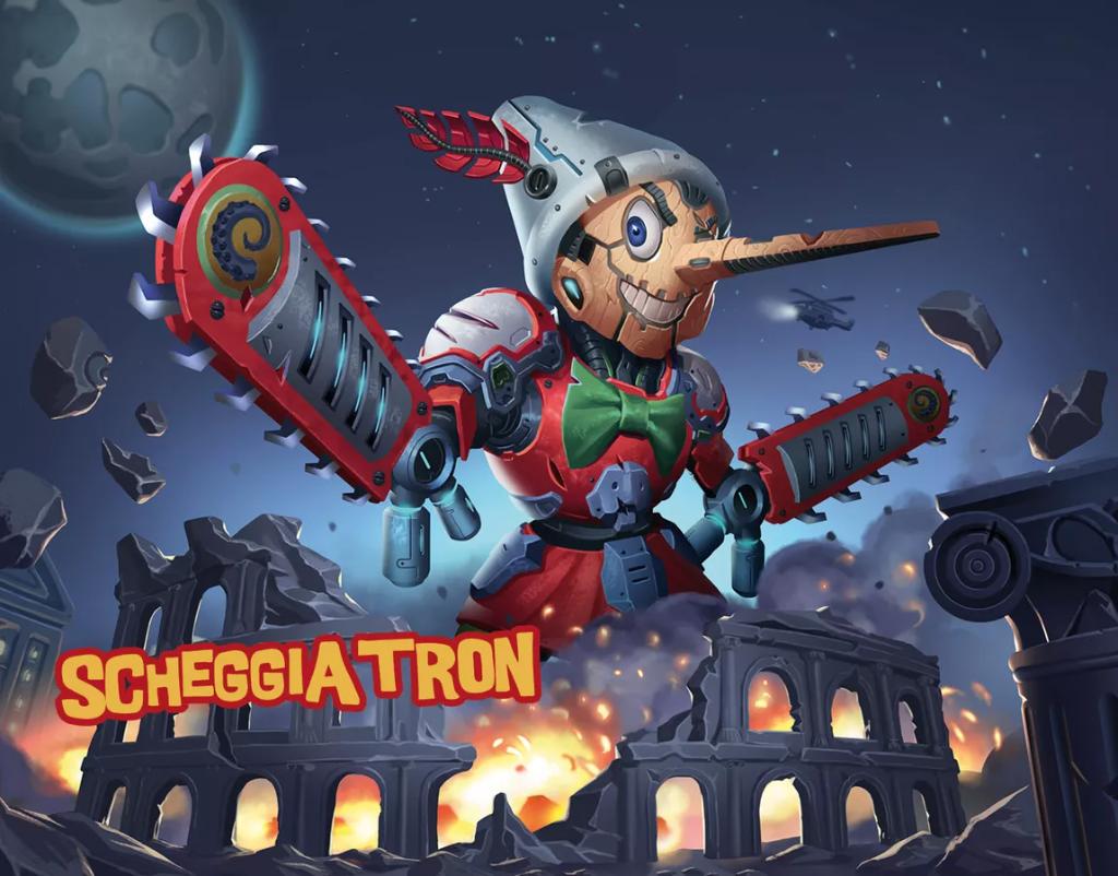 King Of Tokyo / King Of New York - Monstre: Scheggiatron (italie)