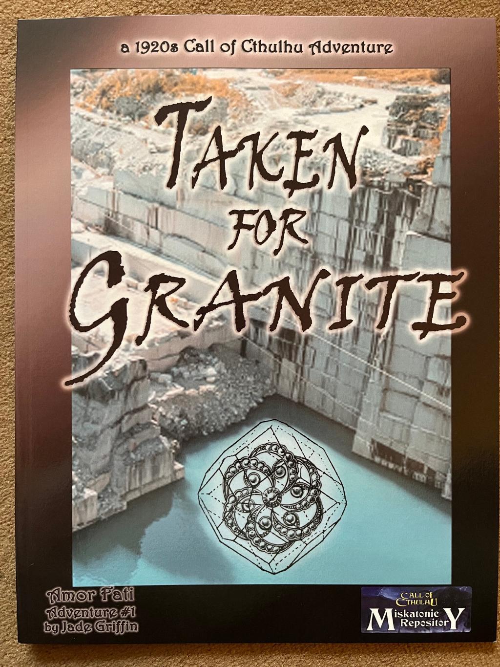 L'appel De Cthulhu - Jeu De Rôle - 7ème édition - Taken For Granite