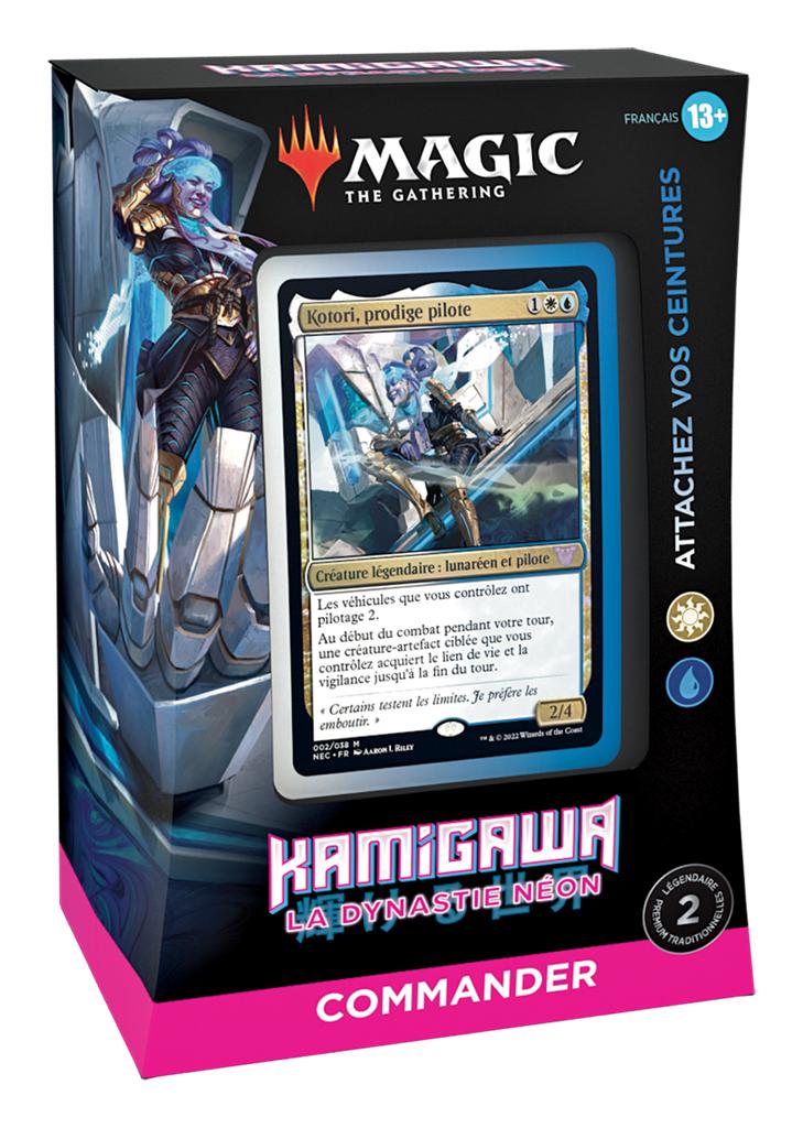 Magic The Gathering Kamigawa, La Dynastie NÉon – Deck Commander : Attachez Vos Ceintures