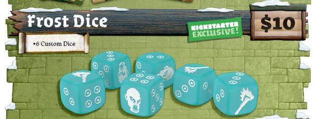Zombicide White Death - Frost Dice