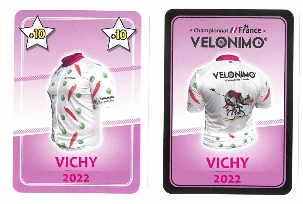 Vélonimo - Carte maillot à Petits-Pois-Carottes
