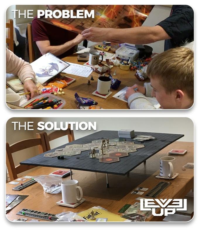 The Level Up - A Raised Platform For Board, Card, & Rpg's