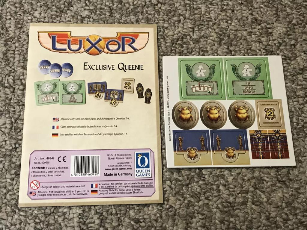 Luxor (Queen Games) - Queenie 5 : Exclusive Queenie Luxor (Queen Games) - Queenie 5 : Exclusive Queenie