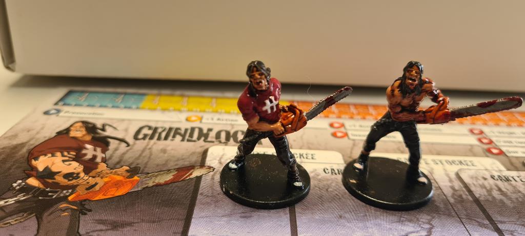 Zombicide - Personnage Grindlock - Les 2 Figurines + Fiche Personnage - Collector Peint Par Artistemini Zombicide - Personnage Grindlock - Les 2 Figurines + Fiche Personnage - Collector Peint Par Artistemini