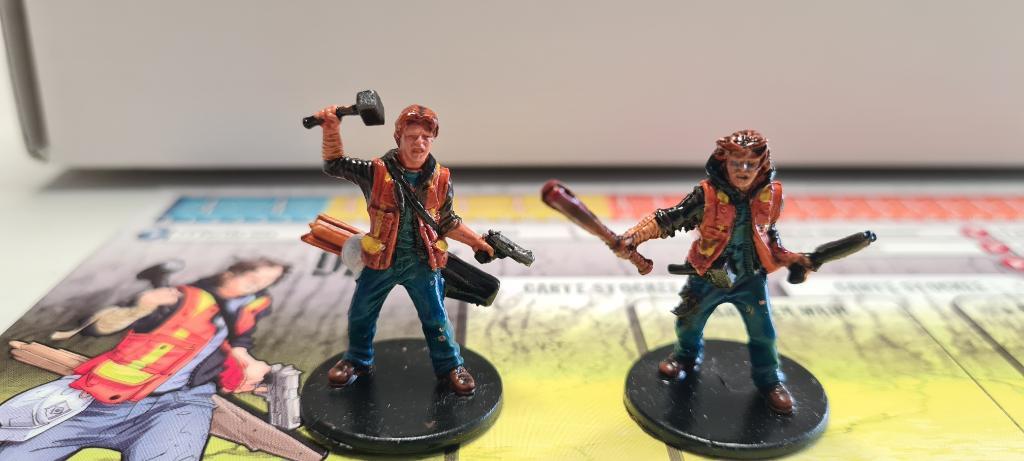 Zombicide - Personnage Derek - Les 2 Figurines + Fiche Personnage Zombicide - Personnage Derek - Les 2 Figurines + Fiche Personnage