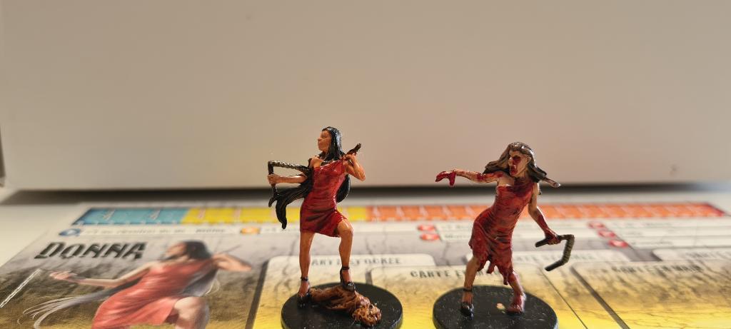 Zombicide - Personnage Donna - Les 2 Figurines + Fiche Personnage Zombicide - Personnage Donna - Les 2 Figurines + Fiche Personnage