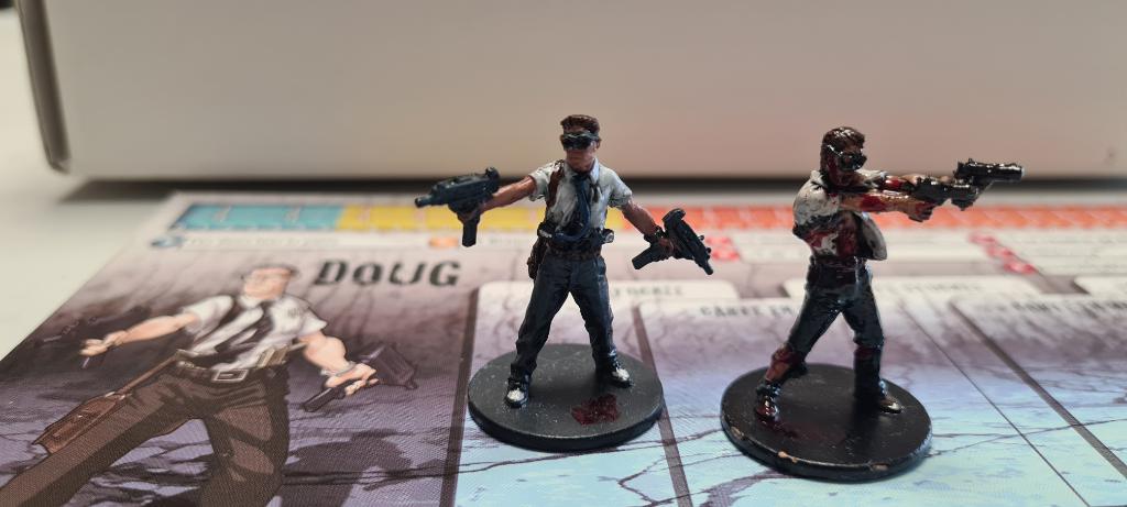 Zombicide - Personnage Doug- Les 2 Figurines + Fiche Personnage Zombicide - Personnage Doug- Les 2 Figurines + Fiche Personnage
