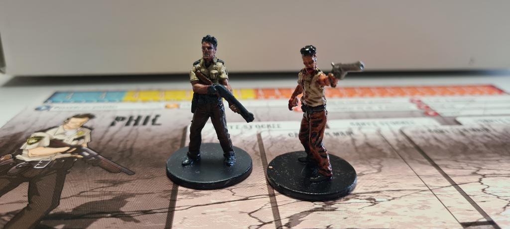 Zombicide - Personnage Phil- Les 2 Figurines + Fiche Personnage Zombicide - Personnage Phil- Les 2 Figurines + Fiche Personnage