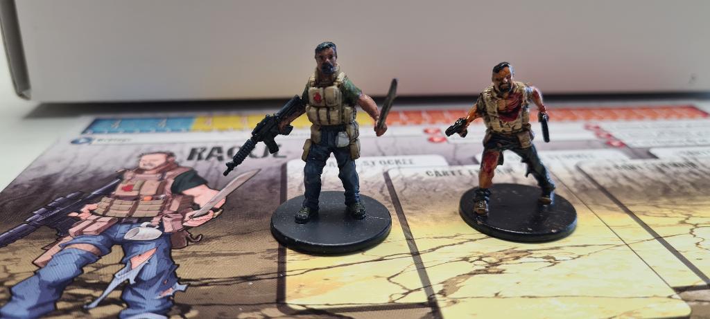 Zombicide - Personnage Raoul- Les 2 Figurines + Fiche Personnage Zombicide - Personnage Raoul- Les 2 Figurines + Fiche Personnage