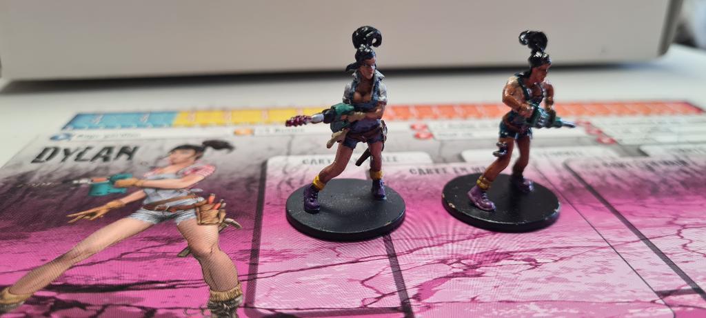 Zombicide - Personnage Dylan- Les 2 Figurines + Fiche Personnage Zombicide - Personnage Dylan- Les 2 Figurines + Fiche Personnage