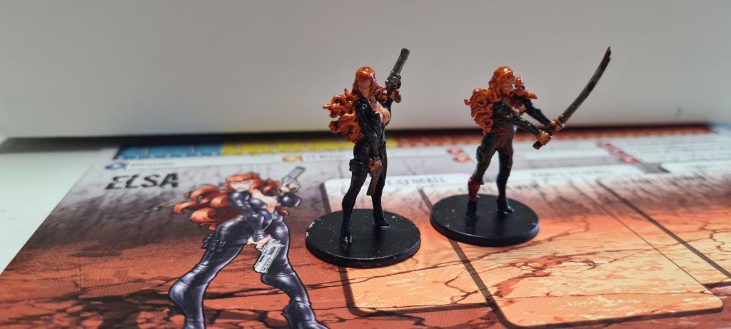 Zombicide - Personnage Elsa- Les 2 Figurines + Fiche Personnage Zombicide - Personnage Elsa- Les 2 Figurines + Fiche Personnage