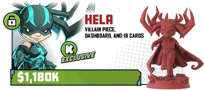 Marvel United - Hela - Ks Exclusive Stretch Goal