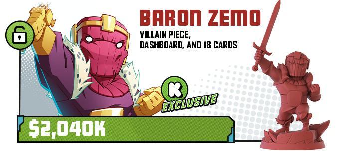 Marvel United - Baron Zemo - Ks Exclusive Stretch Goal