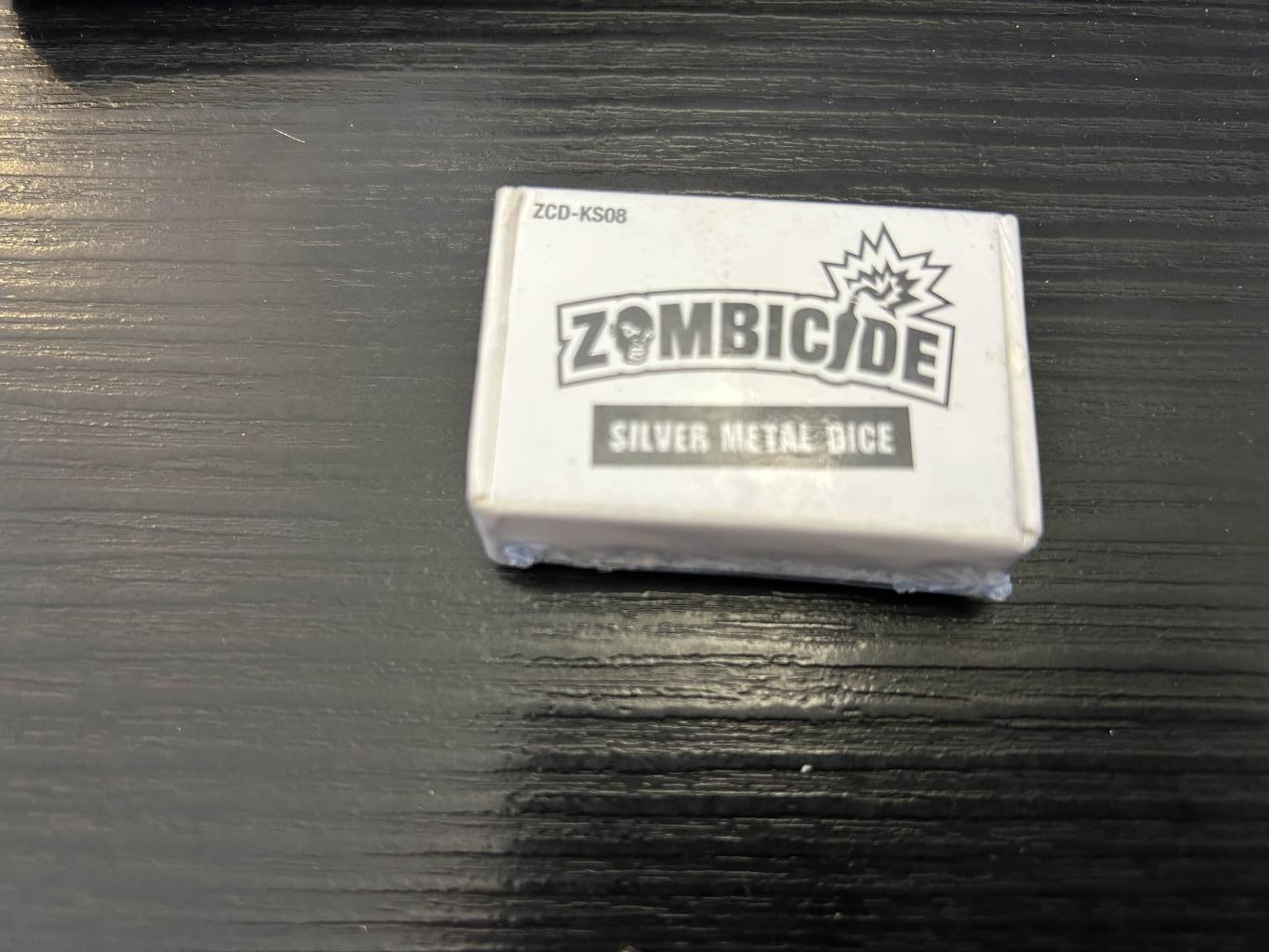 Zombicide Silver Metal Dice