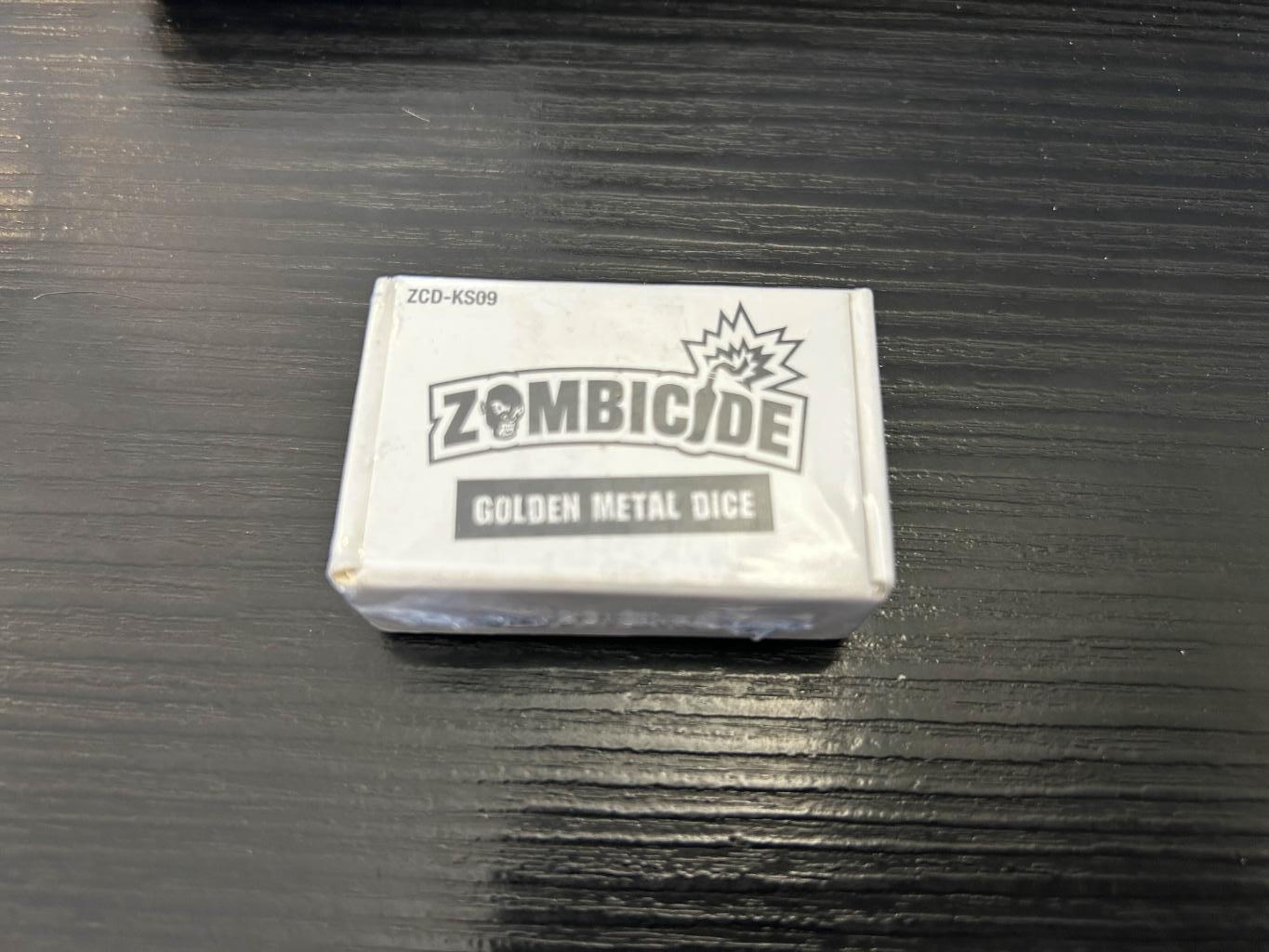 Zombicide Golden Metal Dice