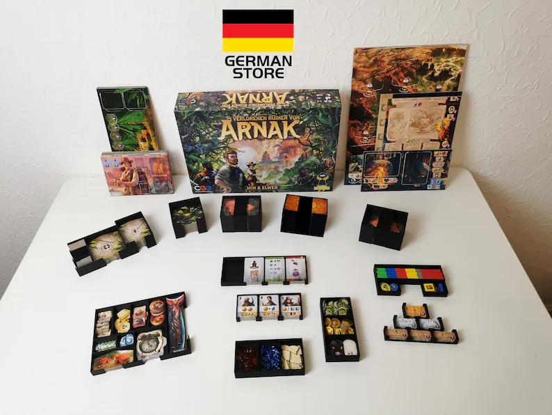 Les Ruines Perdues De Narak - Organisateur Pour Le Jeu De Base + 2 Extensions Les Ruines Perdues De Narak - Organisateur Pour Le Jeu De Base + 2 Extensions