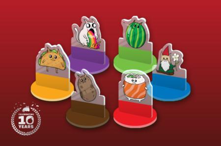 Exploding Kittens - 6 Chats Exclusifs En Acrylique Exploding Kittens - 6 Chats Exclusifs En Acrylique