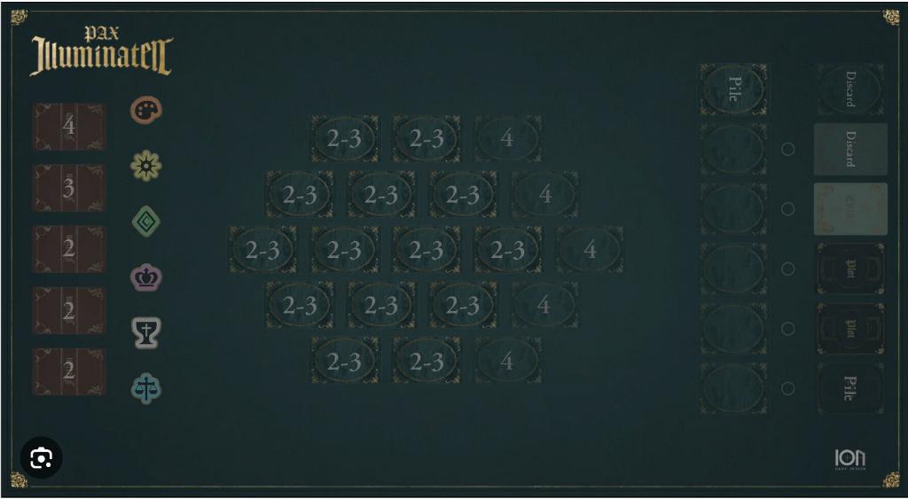 Pax Illuminaten - Playmat