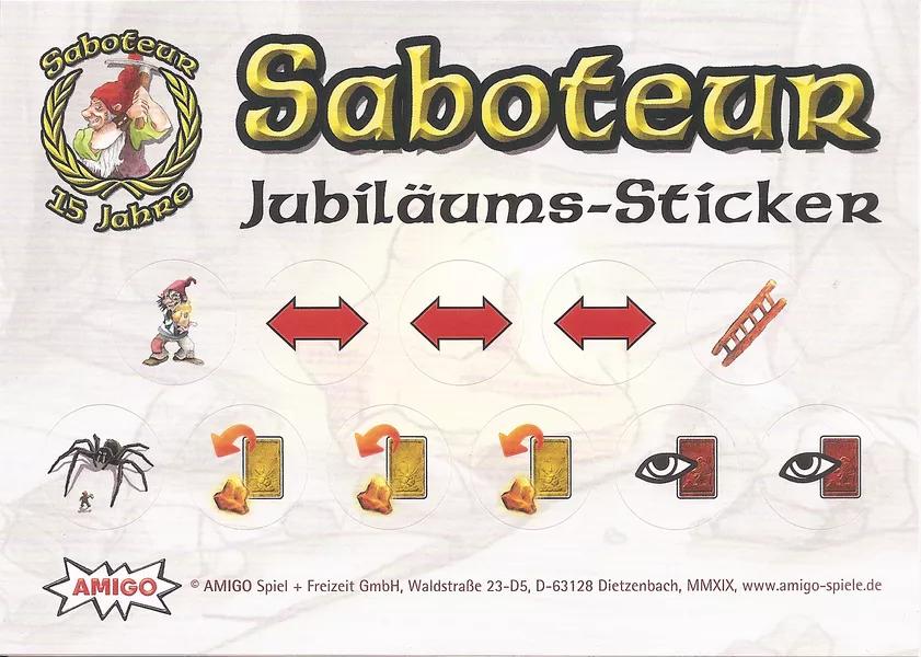 Saboteur - 15 Jahre Jubiläums-sticker