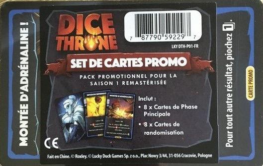 Dice Throne - Set De Cartes Promo - Saison 1 Remastérisée