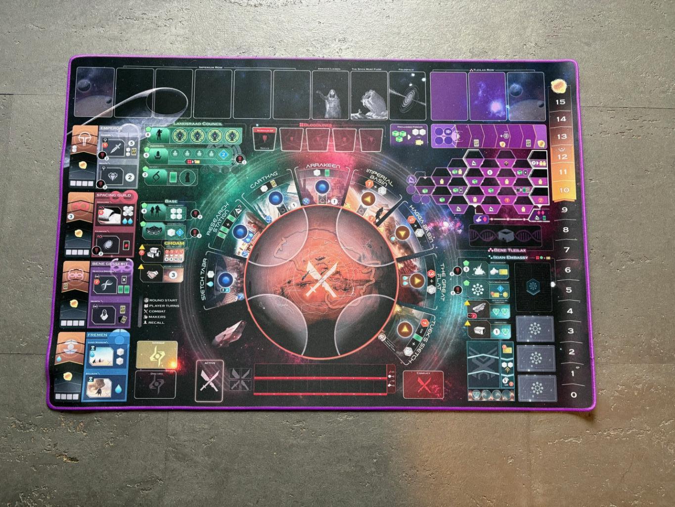 Playmat Dune Imperium (rise Of Ix +immortality +  Bloodlines)