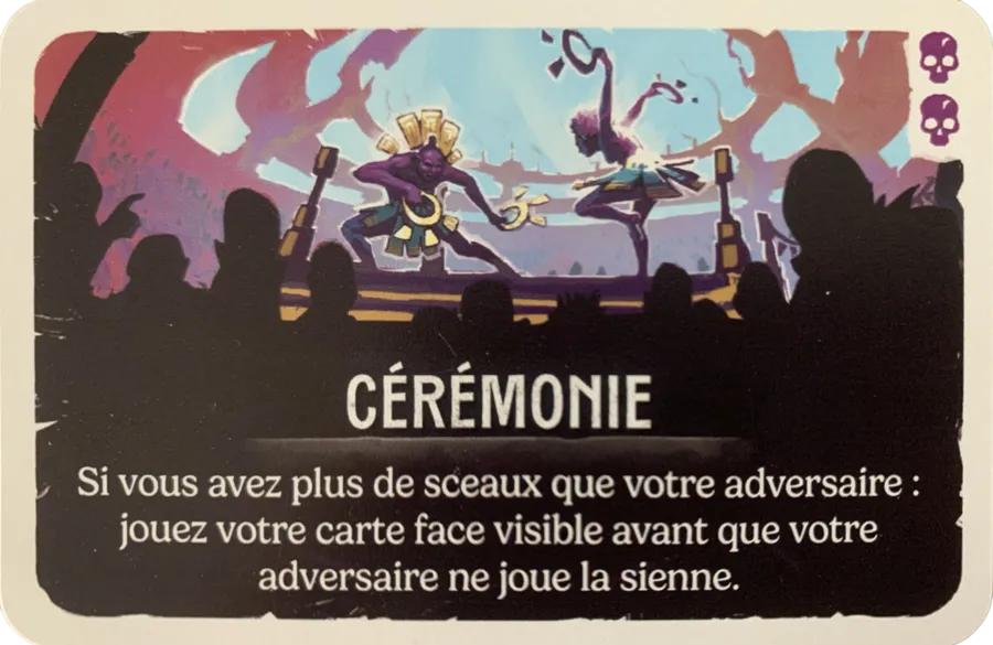 Duel Pour Cardia - Cérémonie