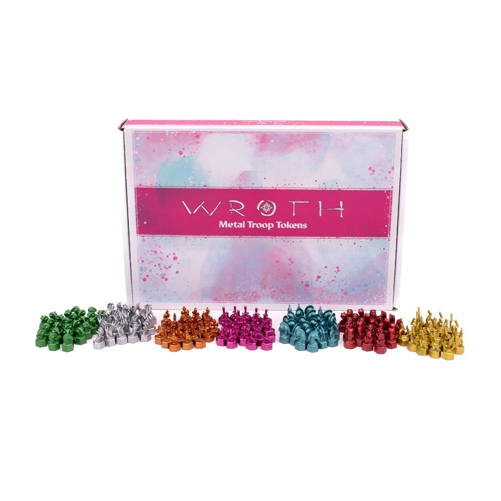 Wroth: Metal Troop Tokens Wroth: Metal Troop Tokens
