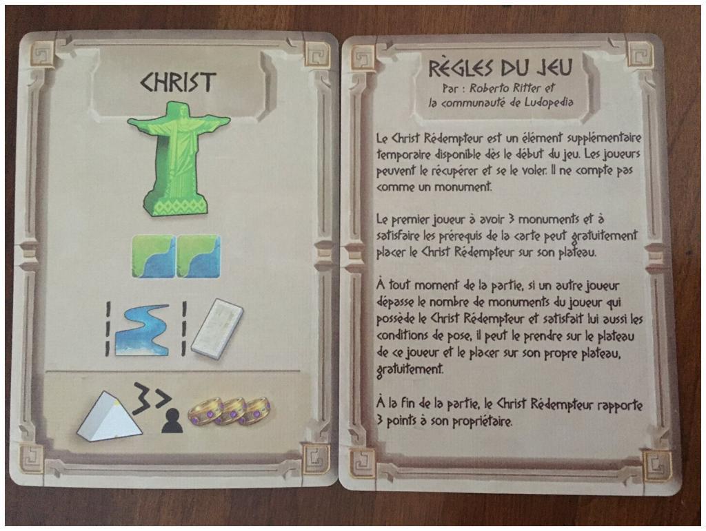 World Wonders - Europa : carte promo du Christ Rédempteur (Corcovado)