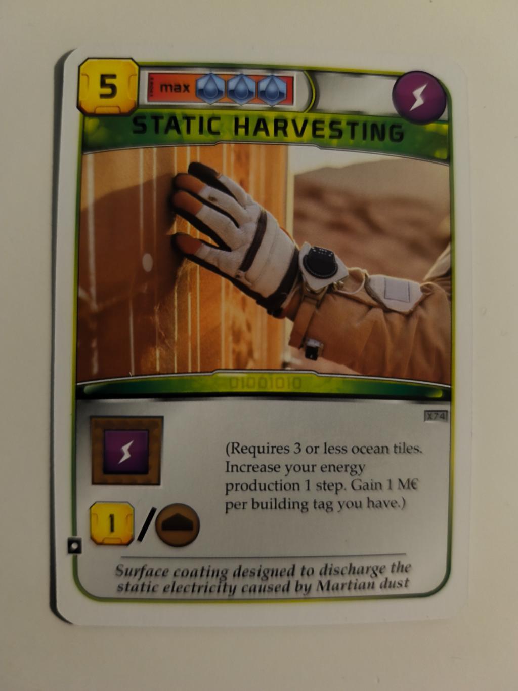 Terraforming Mars - Static Harvesting