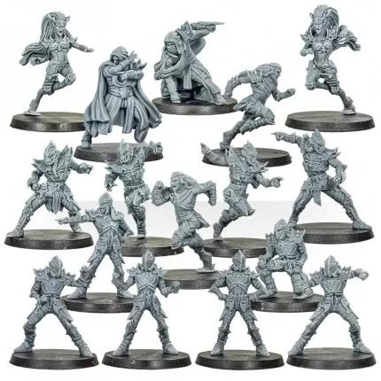 Bloodbowl - Equipe Elfs Noirs Bloodbowl - Equipe Elfs Noirs