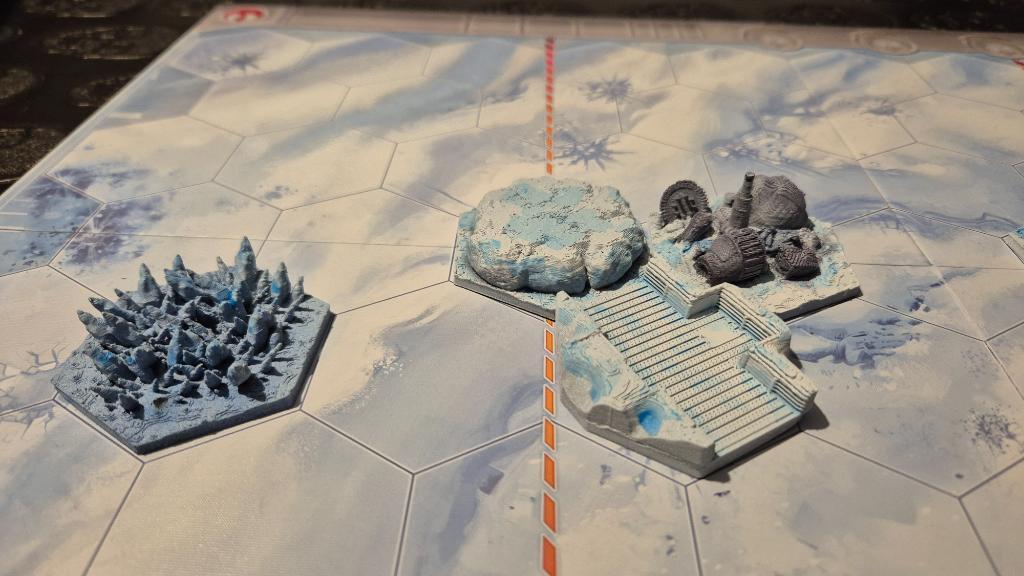 Star Wars: La Bataille De Hoth - Tuiles Terrain 3D Star Wars: La Bataille De Hoth - Tuiles Terrain 3D
