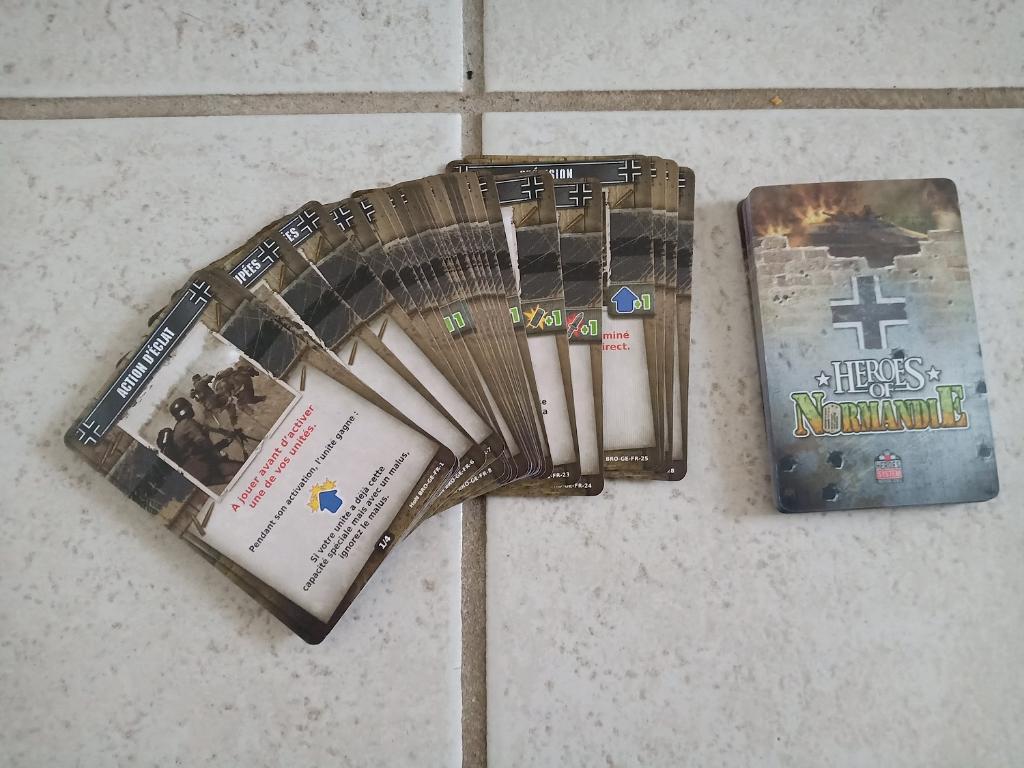 Heroes Of Normandie - Cartes German - V2 Heroes Of Normandie - Cartes German - V2