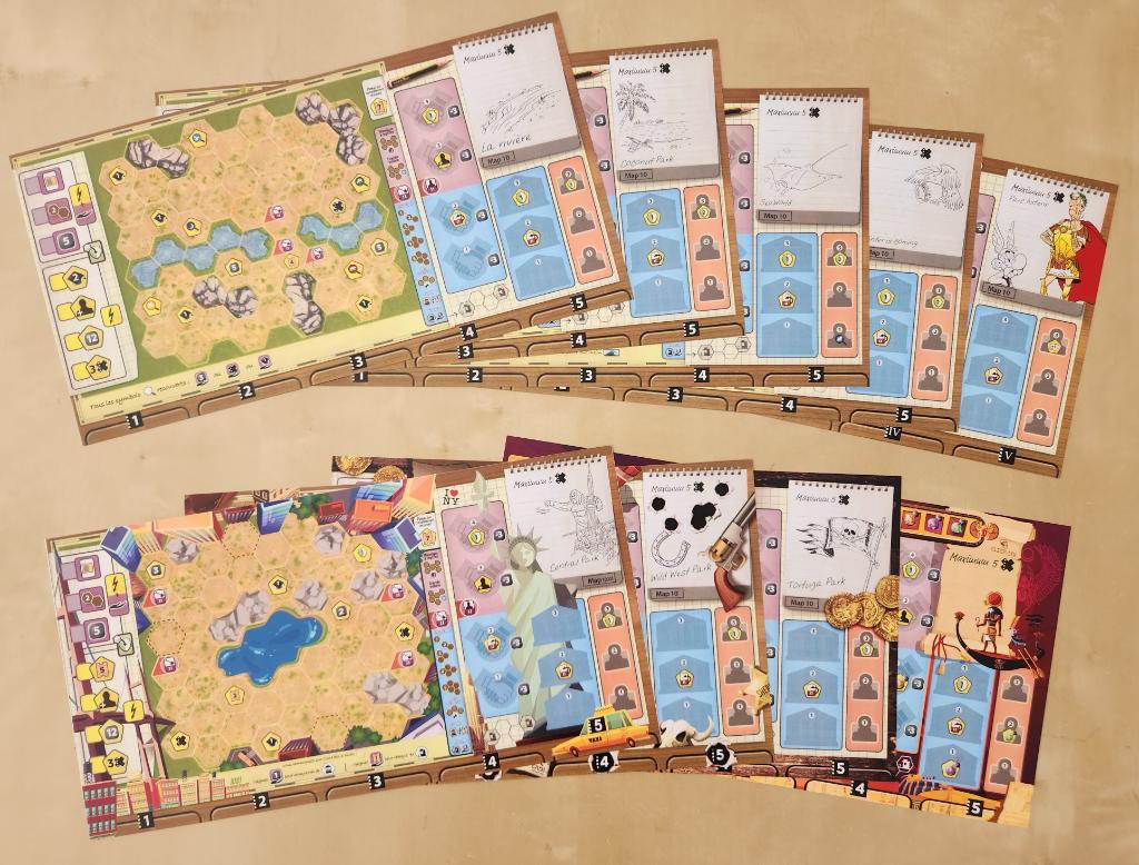 Ark Nova - 6 + 12 + 24 Nouveaux Plateaux Fr