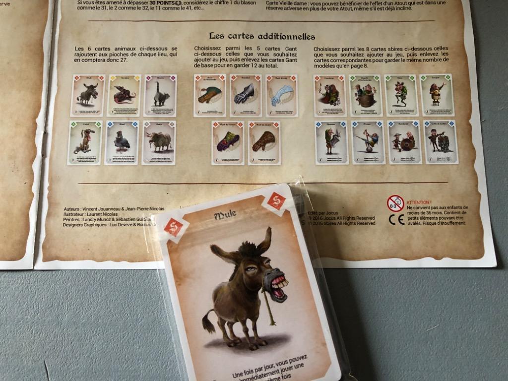 Sbires - Cartes Additionnelles Ulule