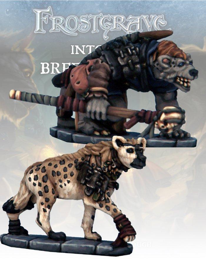 Frostgrave - Chasseur Gnoll Et Hyène