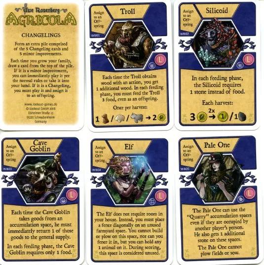 Agricola : Changelings