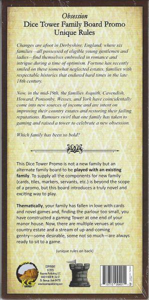 Obsession - Dice Tower Family Board Promo