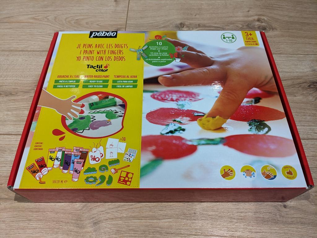 Coffret « Je Peins Avec Les Doigts » Tactil Color Pébéo