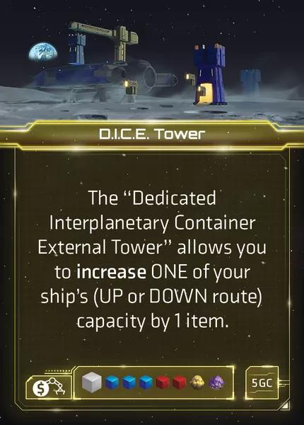 Lunar Rush - D.i.c.e. Tower Promo Gold Module Card