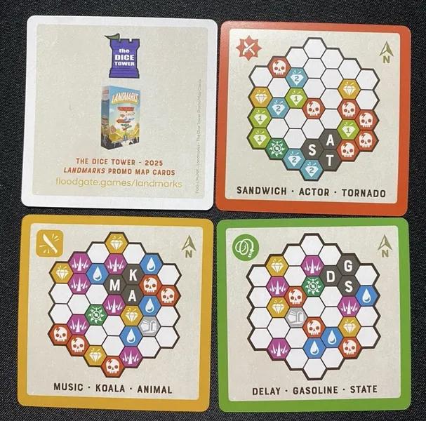 Landmarks - Promo Map Cards – The Dice Tower 2025 Landmarks - Promo Map Cards – The Dice Tower 2025