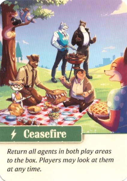 Agent Avenue - Ceasefire Promo Card