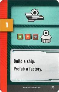Evacuation - P1 – Dice Tower 2024 Promo Card