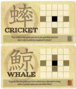 Onitama - Whale And Cricket Promo Cards Onitama - Whale And Cricket Promo Cards