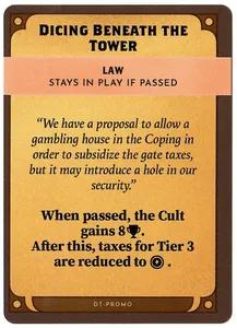 Kinfire Council - Dicing Beneath The Tower Promo Card