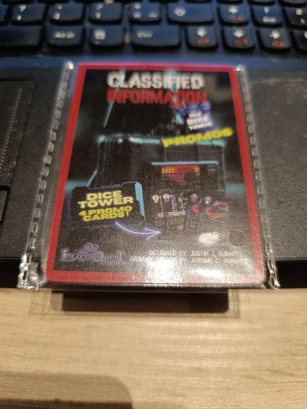 Classified Information - The Dice Tower Promo Cards