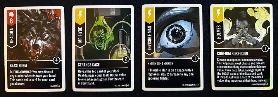 Unmatched - Cobble & Fog : 4 cartes foil